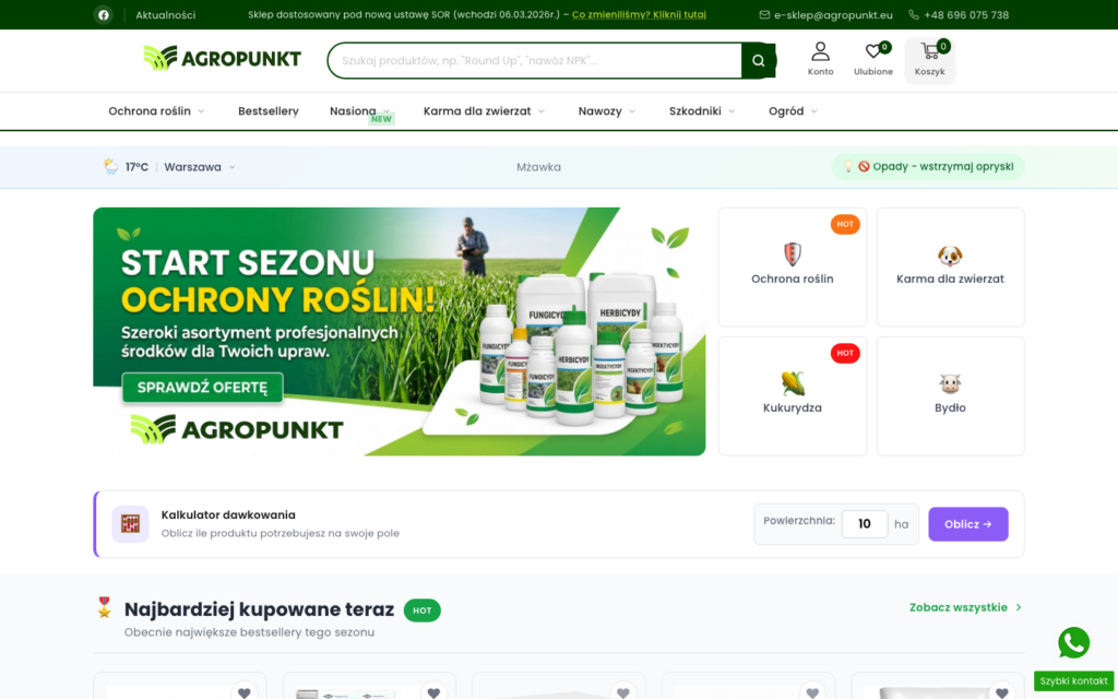 Agropunkt - PrestaShop 9 Migration + Google Ads