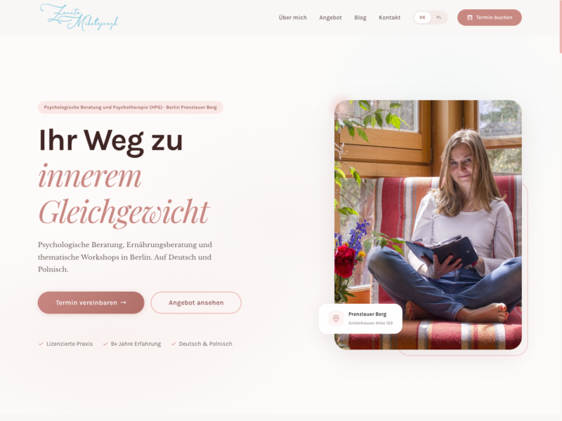 Żaneta Mikołajczyk - Psychotherapy Berlin