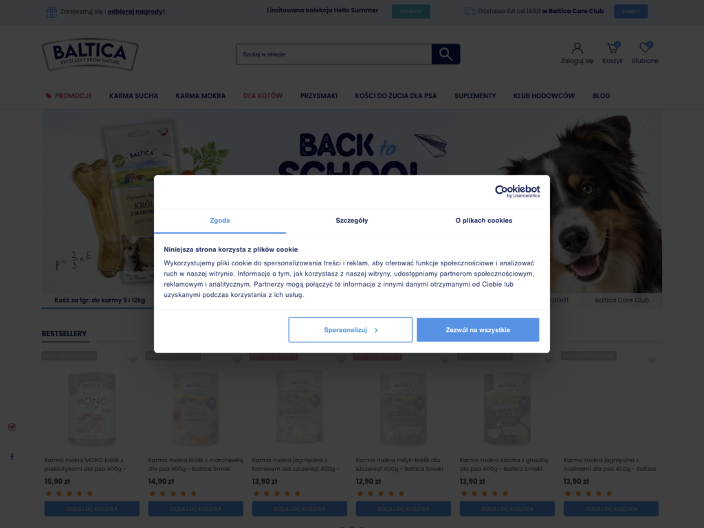 Baltica Pets - Pet Store Multistore