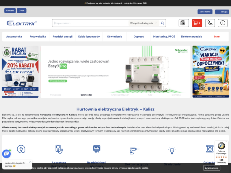 Elektryk.net.pl - Electrical Wholesale
