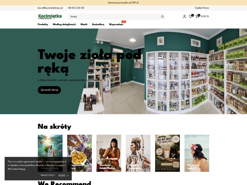 Kocimiętka Hasz - Herbal Store