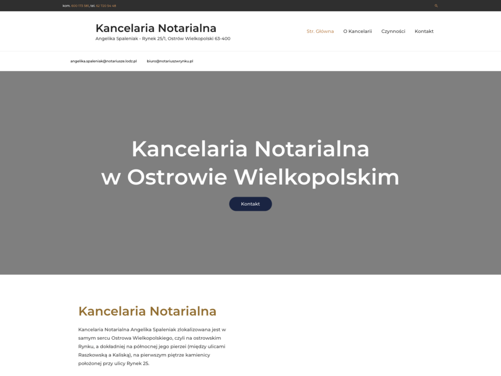 Notariusz w Rynku - Notary Office