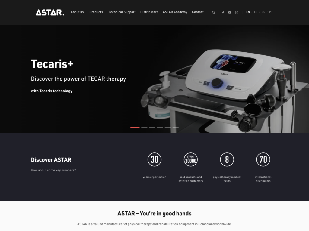 Astar - Physiotherapy Equipment Manufacturer